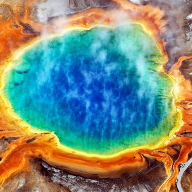 Grand Prismatic Kaplıcası, Wyoming, ABD